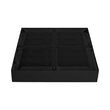 SPOT LED PATRAT PT 24W 2400LM 3in1 NEGRU IP20