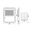 PROIECTOR CU LED FL, SOLAR+TELECOMANDA, DIM P:300W, C:90W, 6500K IP65