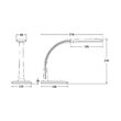 LAMPA LED DE BIROU LB132 7W 4500K NEGRU