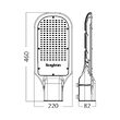 LAMPA STRADALA CU LED S81 100W 6000K IP65 10000LM