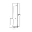 PLAFONIERA LED 7W 600LM 3000K IP54 TARUS-WLA,PLUS