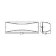 PLAFONIERA LED 10W 850LM 3000K IP54 PIRUS-S2