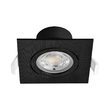 SPOT LED PATRAT 7W DIM 3IN1 230V IP20 NEGRU ROTA.