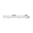 CORP NEON ETANS PT TUB LED 1X150CM ALIMENTARE 2CAP