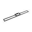 LUSTRA LED 40W CRYSTAL-3IN1-telecomanda-DIM-NEGRU