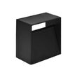 CORP LED PENTRU PERETE-PATRAT 8W 400LM 3000K NEGRU