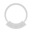 CORP LED PT PERETE 12W 3000K NELA-WL1-RND ALB