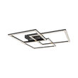 LUSTRA LED 80W CRYSTAL-3IN1-telecomanda-DIM-NEGRU