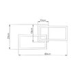 LUSTRA LED 40W NELA-SS1-RND telecomanda IP20 NEGRU