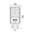 LAMPA STRADALA CU LED ST85 50W 4000K 5600LM IP66