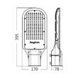 LAMPA STRADALA CU LED S81 50W 6500K IP65 4400LM