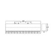 CORP LED PT SINA MAGNET 12W 1020lm 24gr.3000K NEGRU