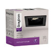 CARCASA NEGRU PATRAT PT GU10 BETA-RS1