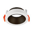 CARCASA ALB/NEGRU ROTUND PT GU10 BETA-RR