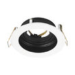 CARCASA ALB/NEGRU ROTUND PT GU10 BETA-RR1