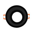 CARCASA NEGRU ROTUND PT GU10 TETRA-CF