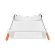 CARCASA ALB PATRAT PT GU10 TETRA-CF