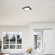 SPOT LED PATRAT PT 20W 2000lm 3in1 NEGRU IP40