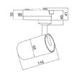 SPOT LED PE SINA-A15-ALB    3000K 15W 1120LM