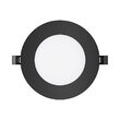 SPOT LED ROTUND ST 6W 470LM DIM 3000K F:128MM NEGRU IP40 