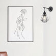 LAMPA DE PERETE W003W-1H-1xE27 METAL NEGRU 