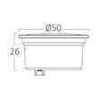 LED MODUL MR16 5W 110grade 3000K 430lm 220VAC
