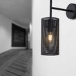 LAMPA DE PERETE W002W-1H-1xE14-NEGRU WIRING 