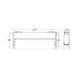 CORP LED PT SINA MAGNET 12W 3000K NEGRU