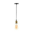 CABLU METAL NEGRU+ ANTIC CABLU NEGRU E27