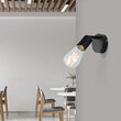 LAMPA DE PERETE G003C-1H-1xE27-NEGRU 