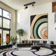 LAMPA DE PERETE G002C-2H-2xGU10-AURIU-NEGRU 