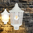 APLICA PT PERETE DUBLIN ALB CU SENZOR E27 IP44