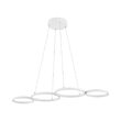 CORP DECORATIV LED 60W 3in1-Telecomanda-DIM PD1-RND NELA ALB