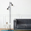 LAMPADAR P011T-2H-2xGU10-NEGRU 