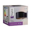 CORP LED 8W 400LM 3000K NEGRU IP20 AVVA-WL01