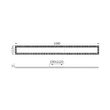 LUSTRA LED 40W CRYSTAL-3IN1-telecomanda-DIM-ALB