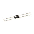 LUSTRA LED 40W CRYSTAL-3IN1-telecomanda-DIM-NEGRU