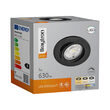 SPOT LED ROTUND 7W 3IN1 DIM 230V IP20 NEGRU ROTABI