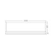 LED PANEL APLICABIL-BACKLITE-SRC 50W 300x1200 ALB 3in1