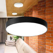 PLAFONIERA LED 36W 3000/4000/6500K NEGR BLADE RND