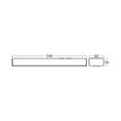 CORP LINEER PROLINE-PT 60CM 18W 3in1 IP40 ALB