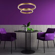 CORP DECORATIV CU LED 65W 3in1 PD-2540 AURIU LINA