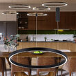 CORP DECORATIV CU LED 35W 3in1 PD-2540 NEGRU LINA