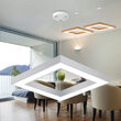 PLAF. LED SUSP 45W TELECOMANDA ALB BLADE SQR