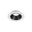 CARCASA ALB-NEGRU ROTUND PT MR16 GATA-TR-2