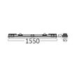 CORP NEON ETANS PT TUB LED 1X150CM ALIMENTARE 1CAP