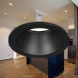 CARCASA NEGRU/NEGRU ROTUND PT GU10 BETA-RR
