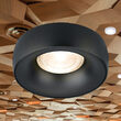 CARCASA NEGRU ROTUND PT GU10 ALFA-A
