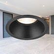 CARCASA NEGRU ROTUND PT GU10 TETRA-CF