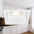 CARCASA ALB PATRAT PT GU10 TETRA-CF